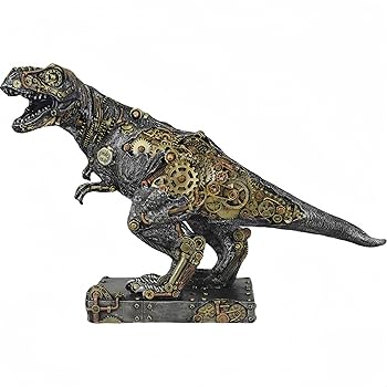 Amazon.co.jp: GENUINQ 機械式恐竜像 T-Rex スチームパンク